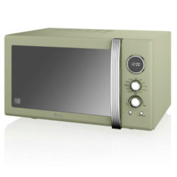 Swan Retro 900w Combi Microwave - Green